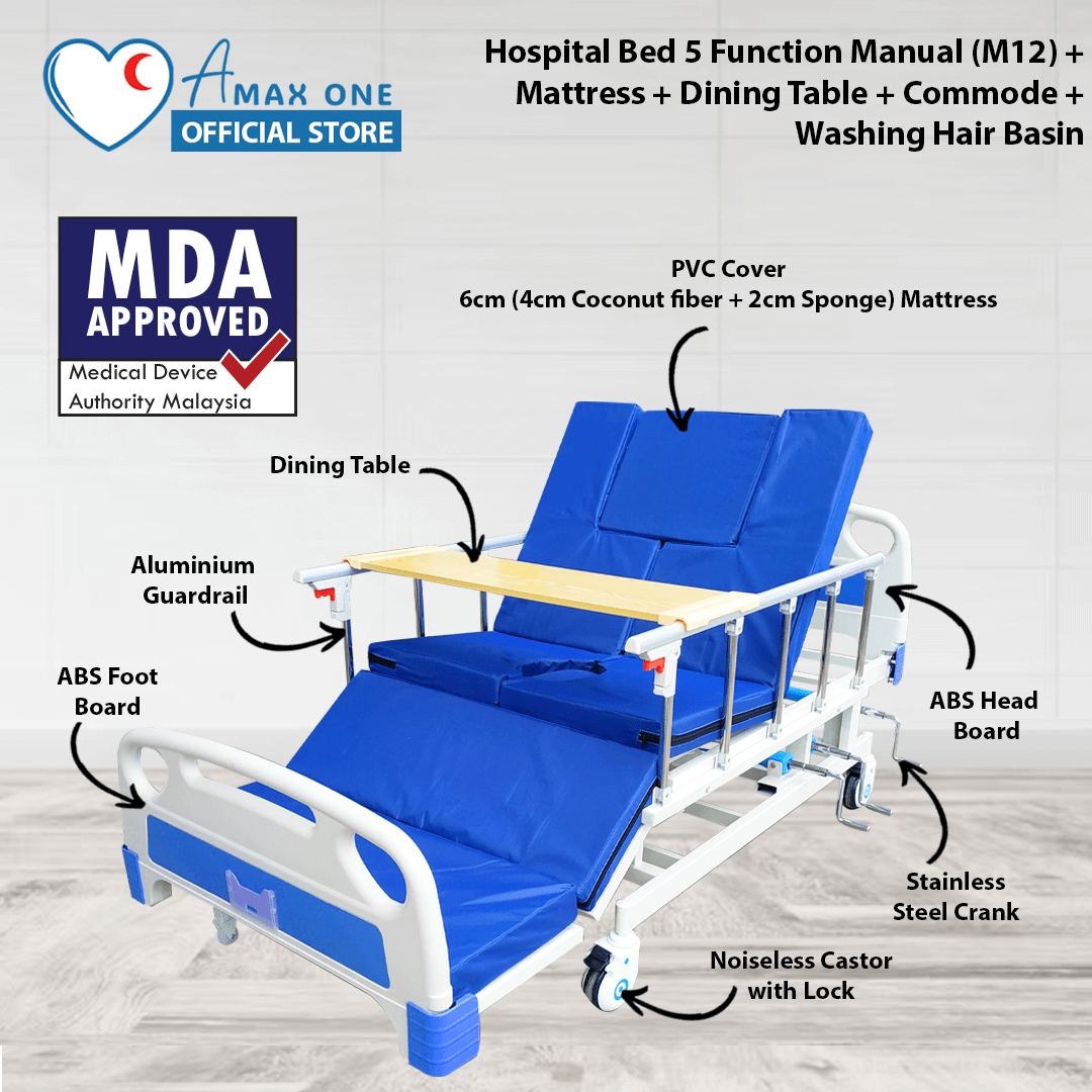 hospital-bed-m12-specification-parts